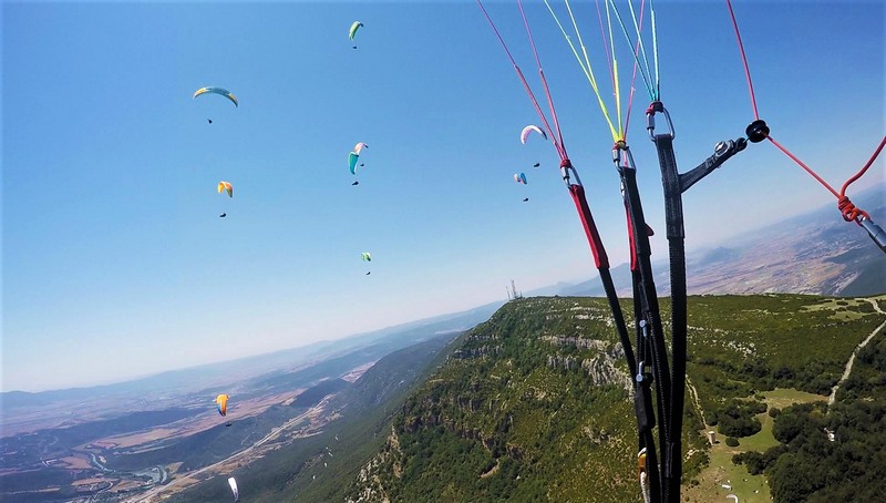 Cuarta entrega de la Liga Norte de Parapente en Arangoiti.